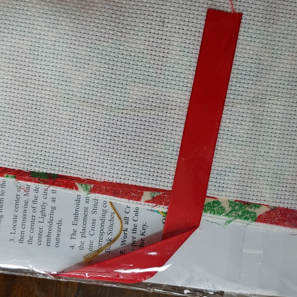 Christmas Cross Stitch Stocking Kit - Picture 3 of 4